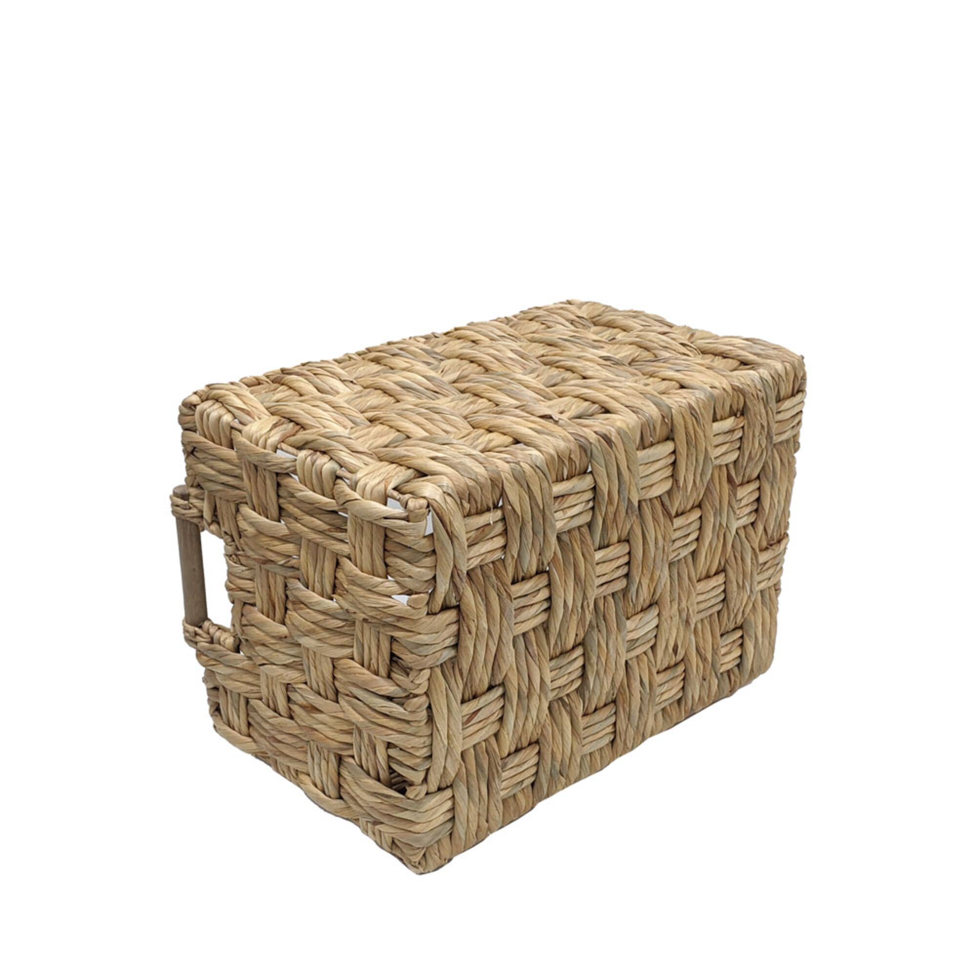 Chunky Woven Water Hyacinth Basket by Ashland